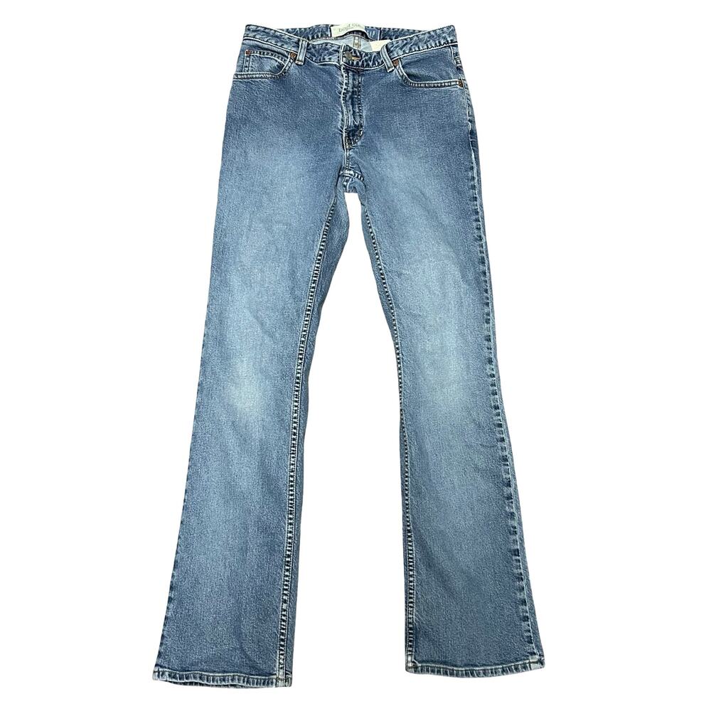 Vtg Gap Y2K Boot Cut Stretch Mid Rise Ankle Jeans Women’s 8 USA Made Minimalist